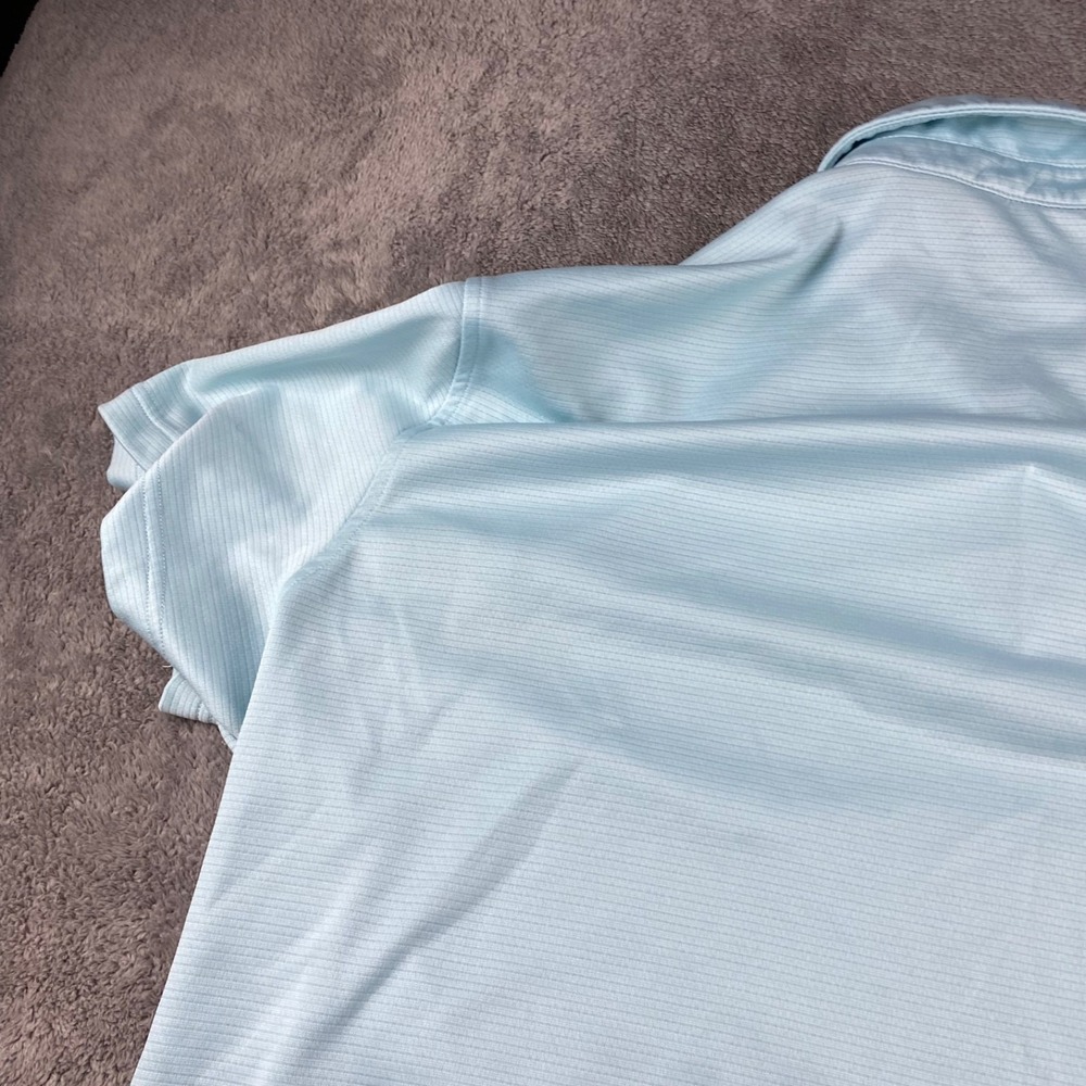 Reebok Mens Athletic Polo Mens 3XL Light Blue Breathable - Picture 16 of 16
